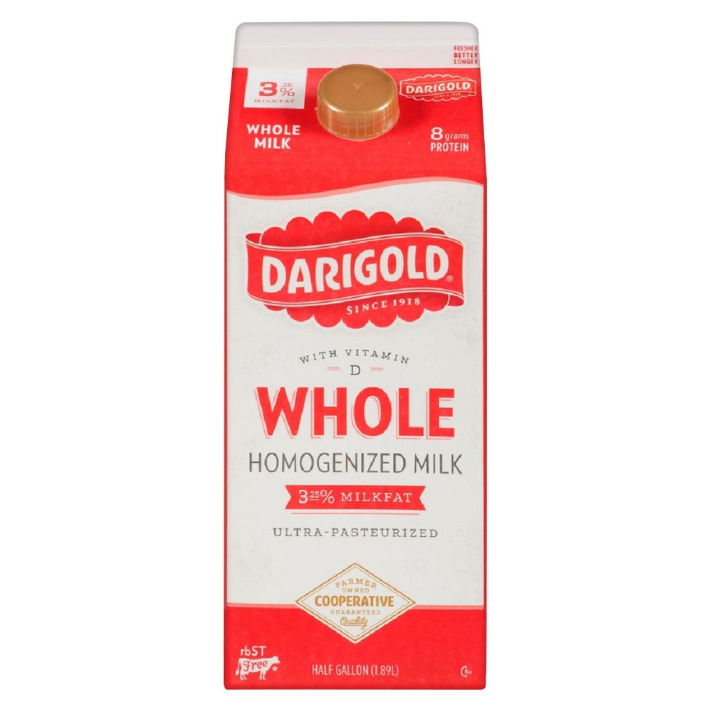 WHOLE HOMOGENIZED MILK