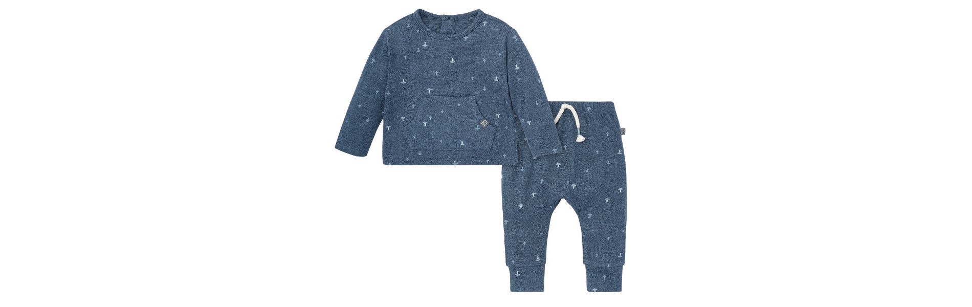 Modern Moments by Gerber Baby Boys' Top and Pant Brushed Hacci Set