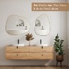 Aoibox Irregular Wall Mirror, Gold Asymmetrical Decorative Mirror for Bathroom, Bedroom, Living Room, Entryway, Modern Boho Decor - 4 of 4