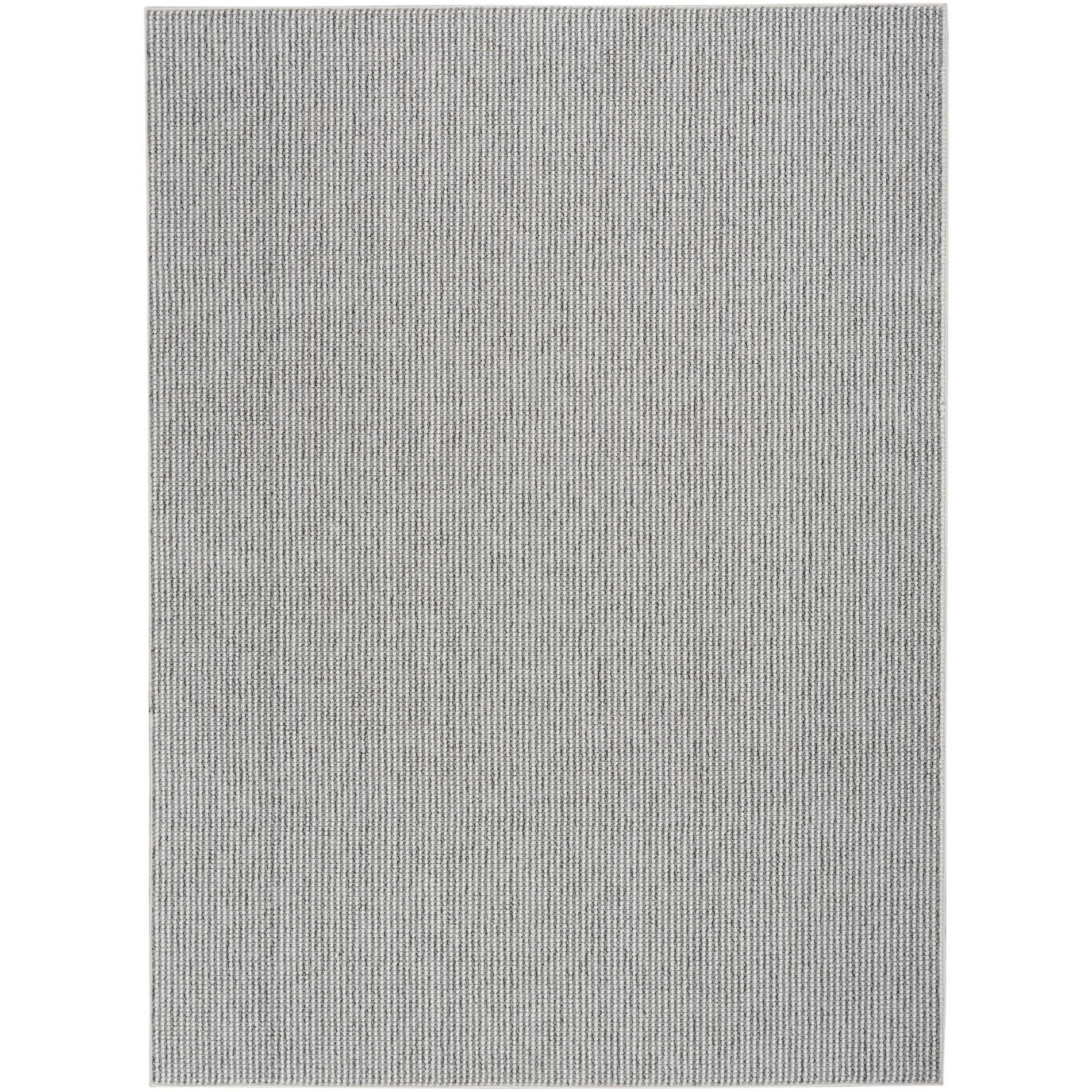 Nourison Textured Home Modern Indoor Rug Ivory Grey 3'11" x 5'11"
