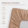 Muslin Fitted Bassinet Crib Sheet, Extra Soft 100% Muslin Cotton Bassinet Sheets by Comfy Cubs - 4 of 4