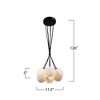 Artcraft Lighting Camila 7 - Light Pendant in  Black - 2 of 4