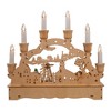 Kurt Adler 10.25-Inch Wooden LED Light-Up Musical/Motion Christmas Village - 3 of 4