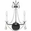 Crystorama Lighting Karrington 2 - Light Sconce in  Matte Black - 2 of 3