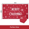 Christmas Entryway Door Mat – Decorative, Washable Floor Mat. Outdoor/Indoor Non-Slip Rug; For Bedroom, Living Room, Kitchen - 3 of 4