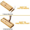SpaceAid WrapNeat 2 in 1 Wrap Organizer with Cutter and Labels,Compatible with 15" Roll - 4 of 4