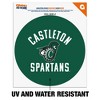 Castleton University Spartans Logo Automotive Car Window Locker Circle Bumper Sticker - 2 of 4