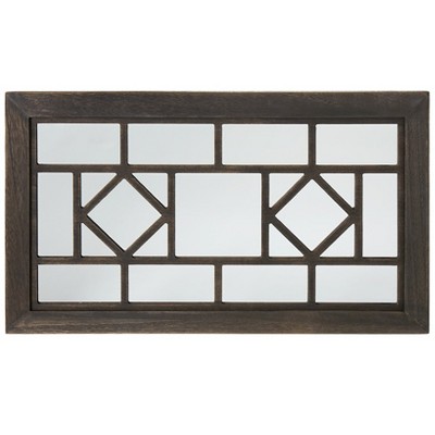 The Lakeside Collection Decorative Wooden Mirror