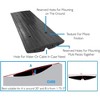 Pyle 3-Piece Car Driveway Adjustable Curb Ramps - Black - 2 of 4