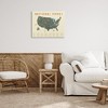 Stupell Industries United States National Parks Adventure Map Green Orange Canvas Wall Art - 2 of 4