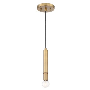 Designers Fountain Emmett 1 - Light Pendant in  Old Satin Brass - 1 of 1