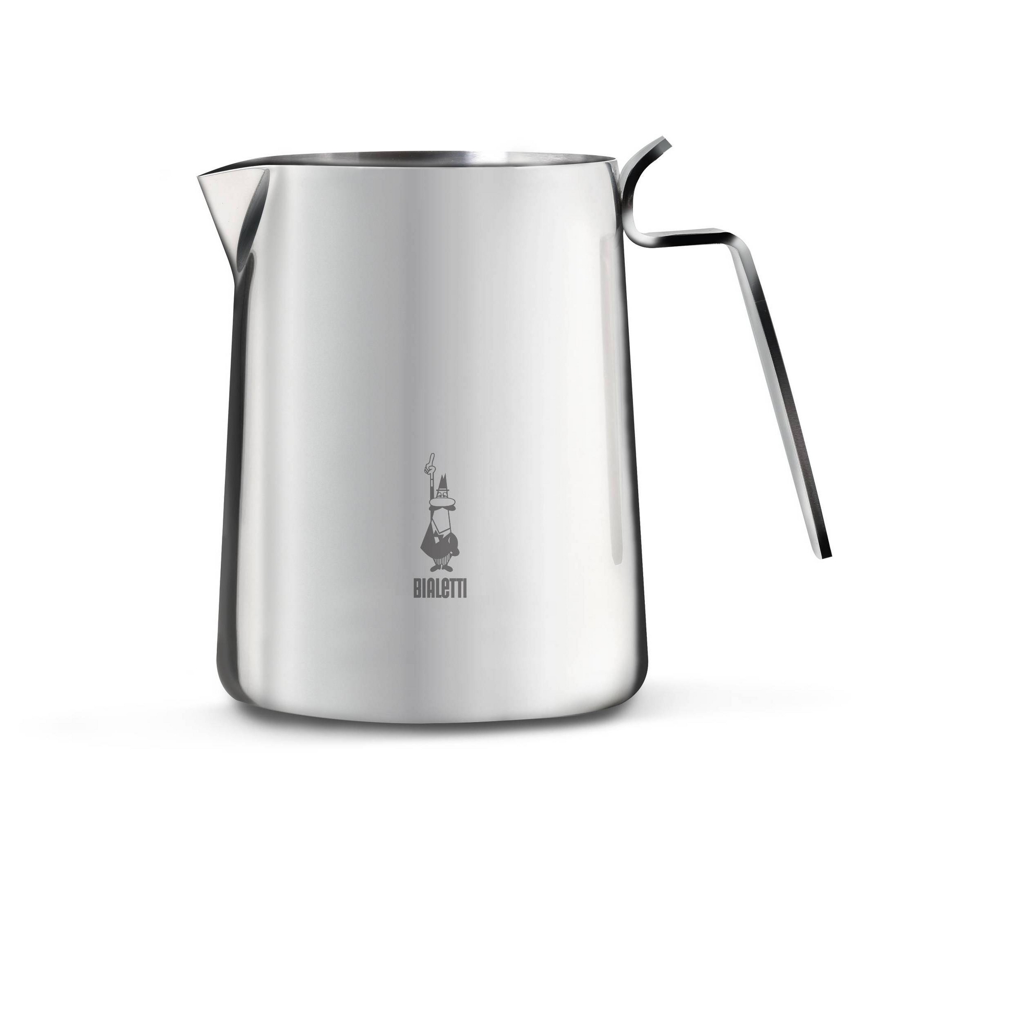 Bialetti Milk Pitcher: Stainless Steel Coffee Maker Accessory for Espresso & Coffee Bar
