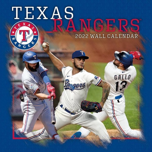 Rangers 2022 Schedule Mlb Texas Rangers 12"X12" Wall Calendar : Target