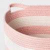 Striped Coiled Kids' Rope Basket - Pillowfort™ - 3 of 4