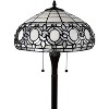 Amora Lighting Tiffany Style Floral White Floor Lamp 62" High - 3 of 3