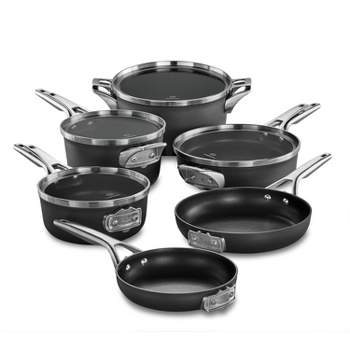 Calphalon Premier Nonstick with MineralShield 10pc Space-Saving Cookware Set