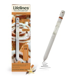 Lifelines Pen Diffuser with Essential Oil Blends Cinnamon Roll - 1 of 4