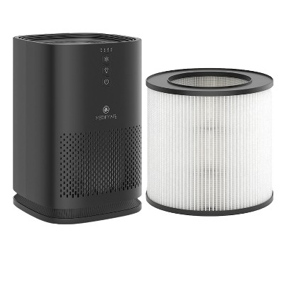 Medify Air MA-14 Compact Portable Tabletop Indoor Home Personal Air Purifier for 200 Square Foot Rooms with HEPA Replacement Filter, Black