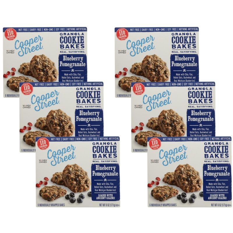 Cooper Street Blueberry Pomegranate Granola Cookie Bakes - Case of 6/6 oz, 1 of 5