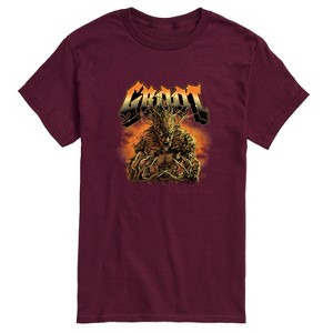 Men's - Marvel - Guardians of the Galaxy Groot Yell Short Sleeve Graphic T-Shirt - 1 of 4