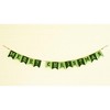 Kalalou Felt Merry Christmas Banner – Dark and Light Green Garland - 2 of 3