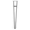 Room & Joy 33.31" 4pk Steel Hairpin Furniture Legs Black - 3 of 4