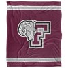 Fordham University Primary Logo Silky Touch Blanket White 50x60 - 2 of 4