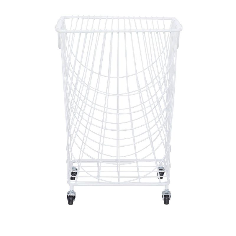 French Country Iron Storage Cart White - Olivia &#38; May, 5 of 7
