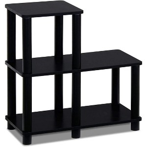 Furinno L-Shelf Open Decorative Bookshelf Multipurpose Bookcase,Espresso - 1 of 4