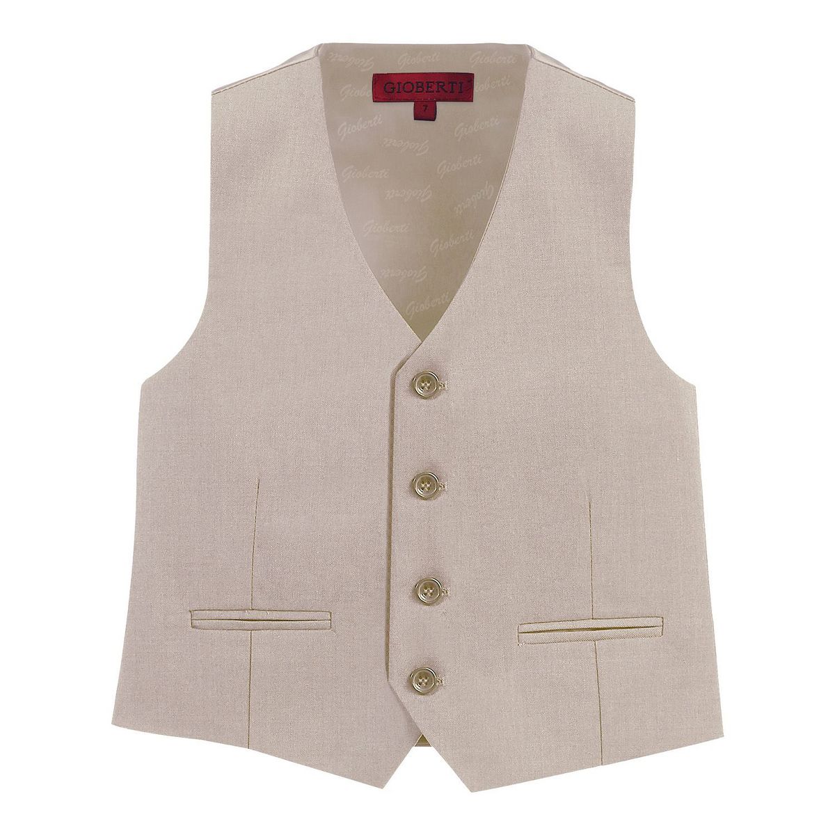 Gioberti Boy's 4 Button Formal Suit Vest