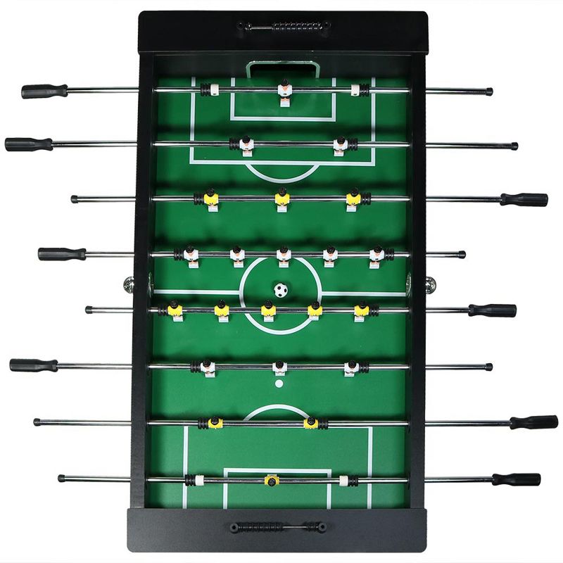Sunnydaze Indoor Modern Style Foosball Soccer Game Table with Drink Holders and Manual Scorers - 55" - Black, 3 of 15