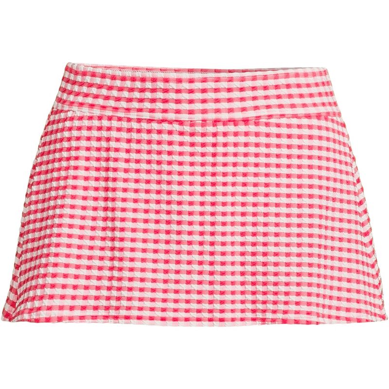 Lands' End Women's Chlorine Resistant Mini Swim Skirt Swim Bottoms, 1 of 4