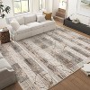 Area Rugs for Living Room, Machine Washable Rug Distressed Indoor Floor Carpet Marble Boho Farmhouse Rug for Bedroom Dining Room Playroom Office - 2 of 4