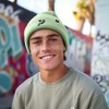 Dalix Chill Skeleton Hand Embroidered Beanie Snowflake Warm Winter Knit Hat for Men - 4 of 4