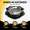 Attop Kitchen Chicken Chopper with Strong Grip, Suction Cup, and Non-Slip Base | Large Meat Chopper for Chicken Breast, Pork, and Beef (Black) - 2 of 4