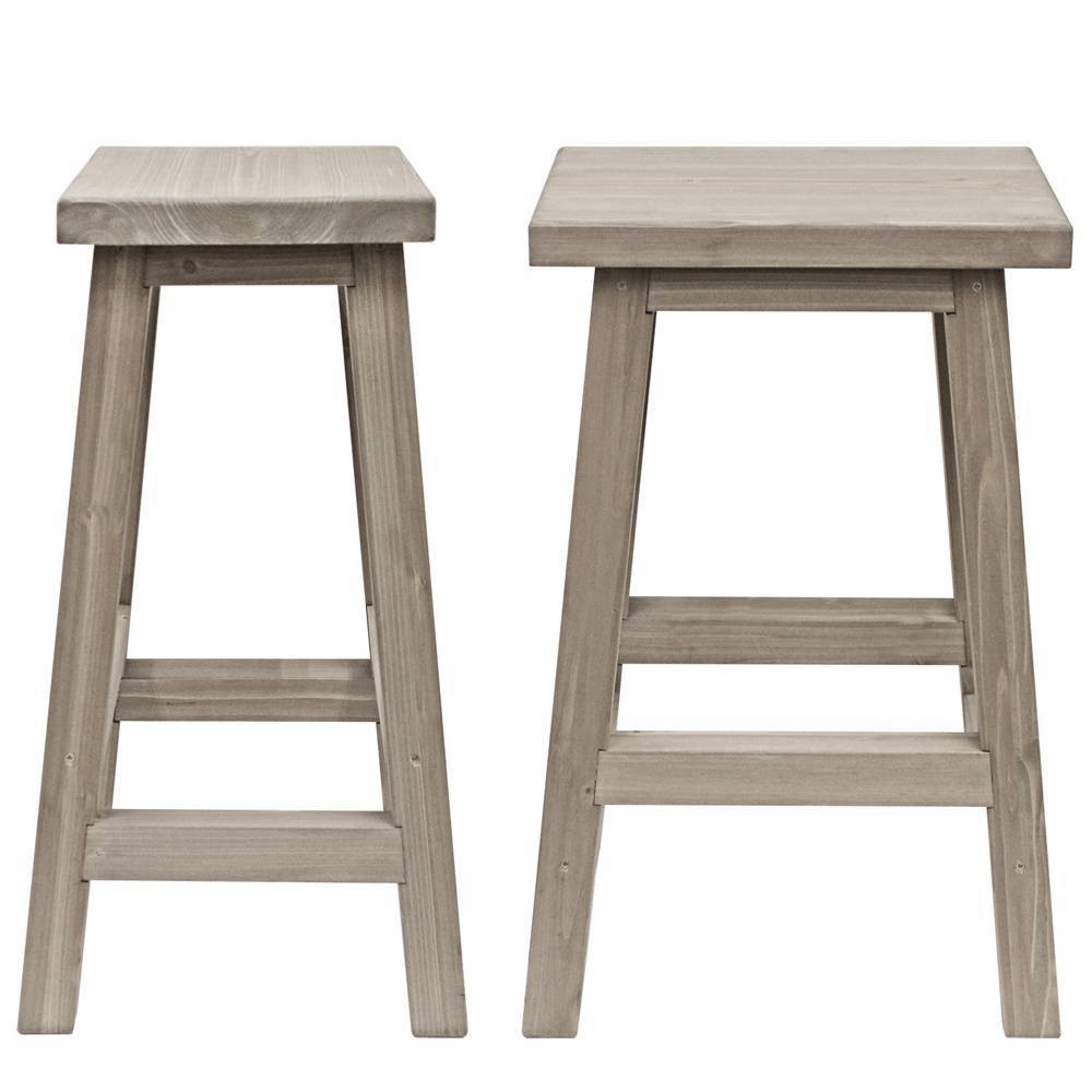 Madison 2pk Outdoor Barstools Gray Yardistry