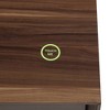 71" Composite Wood & Metal TV Stand with LED Light, 2 Door Storage, and Open Shelf for Living Room - 4 of 4