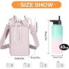 BABYYER Water Bottle Holder with Phone Pocket for 40/32 oz,Water Bottle Holder/Sleeve with Adjustable Shoulder Strap - 3 of 4
