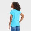 Girls' Pokemon Four Friends Short Sleeve Graphic T-Shirt - Light Blue - 3 of 4