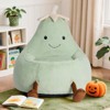 MAYEERTY Toddler Children's Bean Bag Chair Artificial Rabbit Fur Cover Teenager Filled Sofa - 2 of 4