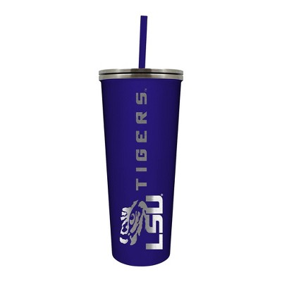 LSU Tigers 24oz. Personalized Stealth Travel Tumbler - Black