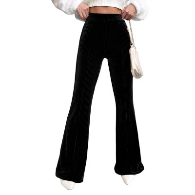 Women's High Waist Flare Pants - Pretty Bash