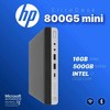 Refurbished HP EliteDesk 800G5 Mini Computer-Octa Core Intel i7-8GB RAM-250 GB NVMe-Keyboard & Mouse- Speaker-Windows 11 Pro-Manufacturer Refurbished - 2 of 4