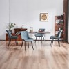 YOUNIKE Modern Kitchen & Dining Room Chairs Set of 2 Leather Upholstered Chair for Dining Table Side Vanity Chair 19.29"Wx24.02"Dx31.89"H - 4 of 4