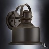 Urban Ambiance Luxury Luxe Industrial Outdoor Wall Light,  10"H x 8-1/2"W,  Olde Bronze Finish, UHP1040 - 3 of 4