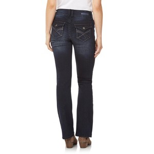 WallFlower Women's Luscious Curvy Bootcut Mid-Rise Insta Stretch Juniors Jeans (Standard and Plus) - 1 of 4