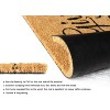 RugSmith Black Machine Tufted Give Thanks Doormat - 4 of 4