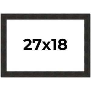 PosterPalooza | Contemporary Black Picture Frame - UV Acrylic, Backing Board, Hanging Hardware Included - 1 of 4