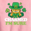 Boys' - Garfield - Charmed Im Sure Graphic Long Sleeve Fleece Sweatshirt - 2 of 3