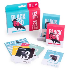 Slickblue Blackbird Trick-Taking Card Game – 2 Deck Set with Scorepads, Suited for Rook & Hearts - 1 of 3